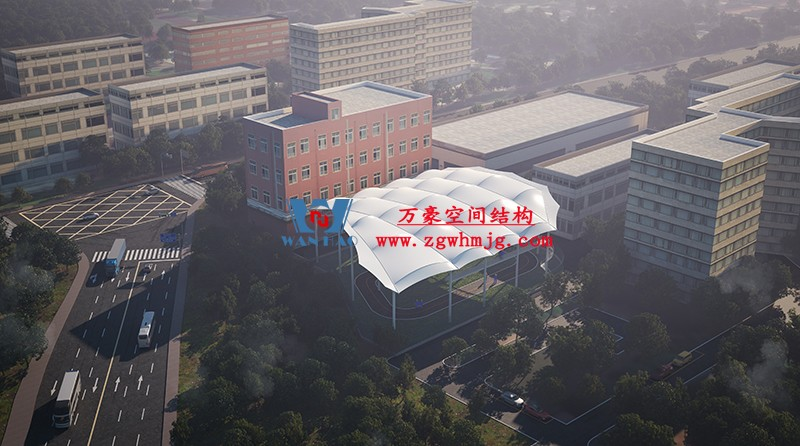 國網(wǎng)江西省電力有限公司培訓(xùn)中心實(shí)訓(xùn)基地改造PTFE膜結(jié)構(gòu)